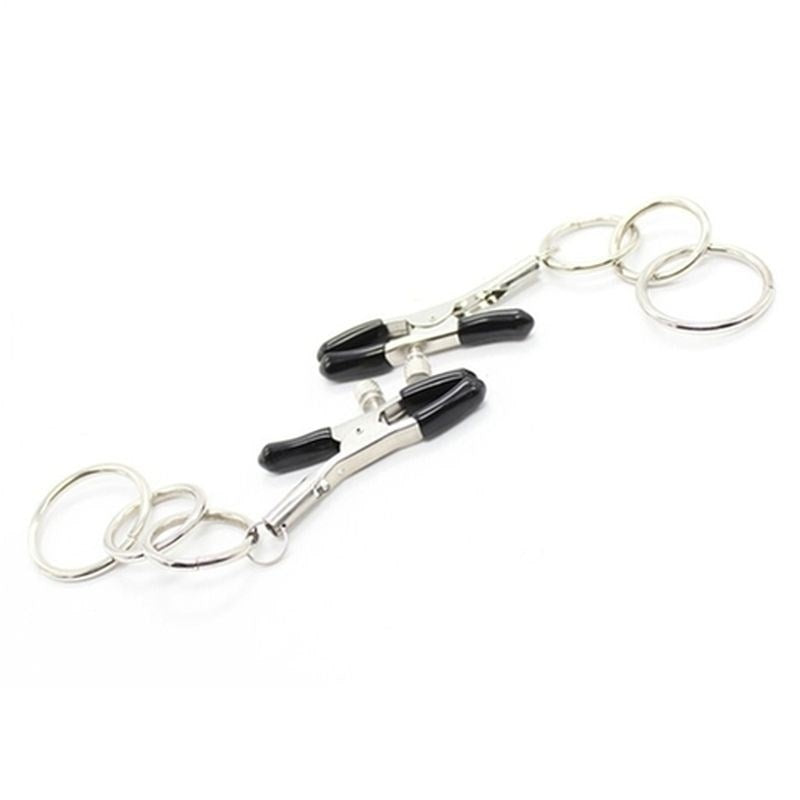 Nipple Clamps with 3 Ring Breast and Nipple Toys