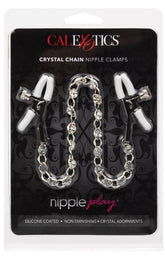 Nipple Play Crystal Chain Nipple Clamps Nipple and Clit Clamps