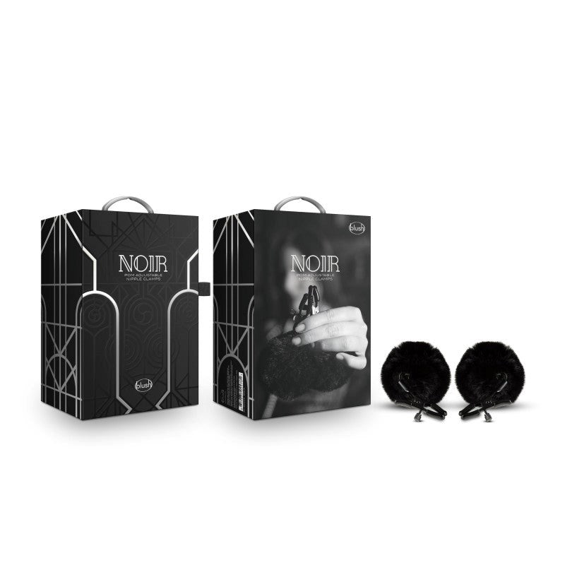 Noir Pom - Sophisticated Nipple Clamps for Indulgent Exploration Nipple and Clit Clamps