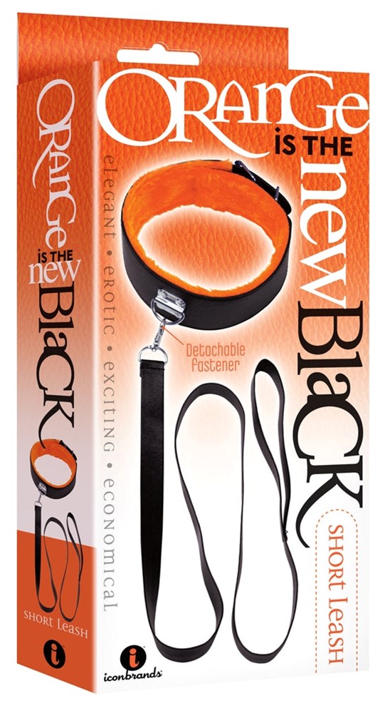 Orange is The New Black Bondage Short Leash Cuffs and Restraints