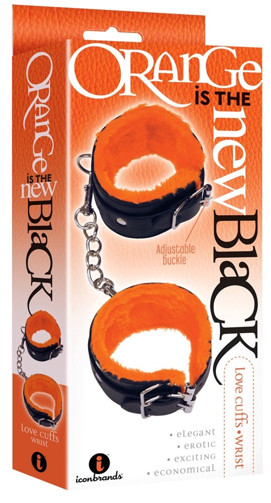 Orange is The New Black Wrist Love Cuffs - Comfort and Style for Your Pleasure Collection Cuffs and Restraints