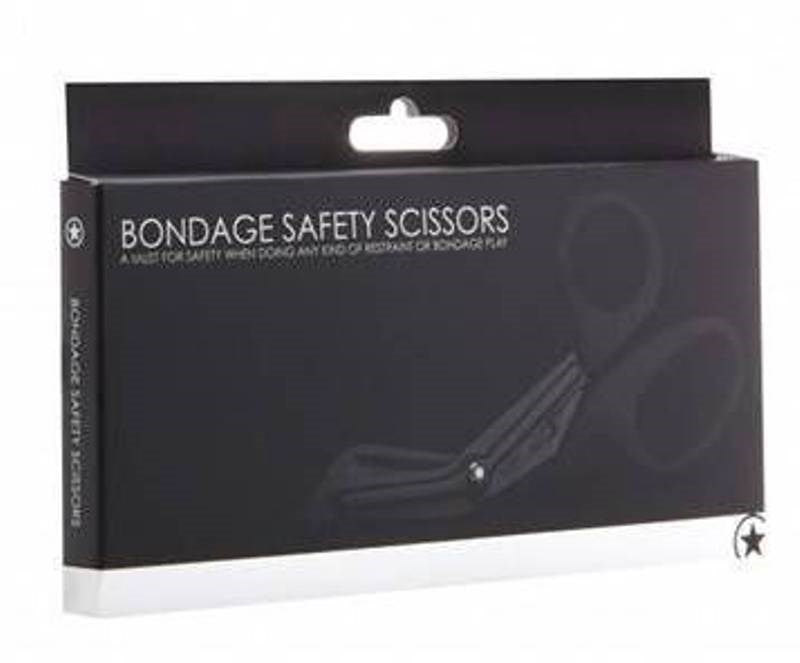 Ouch Bondage Safety Scissor Black Dental and Clinical