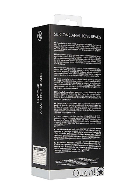 Ouch! Anal Love Beads Anal Beads and Balls