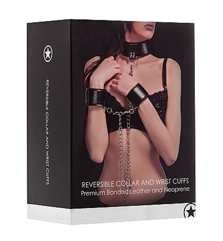 Ouch! Reversible Collar and Wrist Cuffs Cuffs and Restraints
