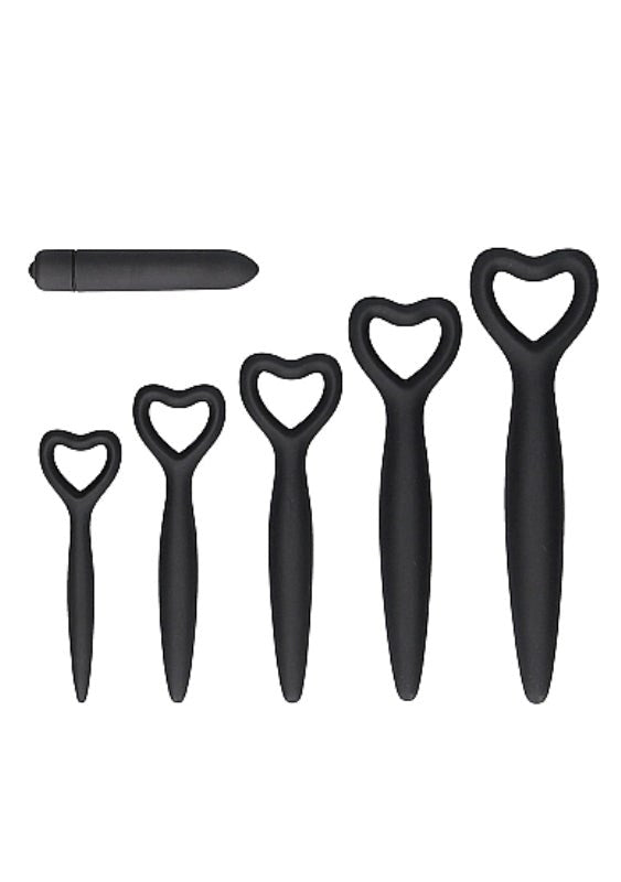 OUCH! Silicone Vaginal Dilator Set - Black Dental and Clinical