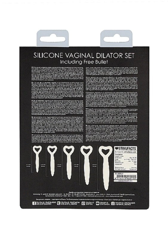 OUCH! Silicone Vaginal Dilator Set - Black Dental and Clinical