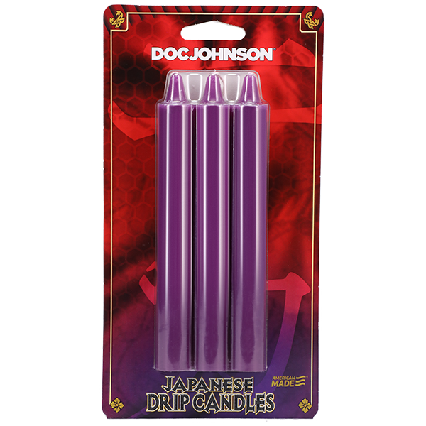 Doc Johnson 3 Pack Japanese Drip Wax Play Candles Bath and Intimate Fragrances