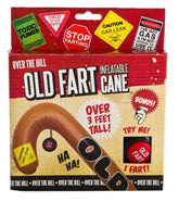 Over the Hill Old Fart Inflatable Cane Bachelorette and Bucks