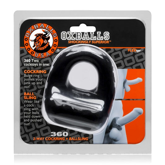 Oxballs 360 2-Way Cock Ring and Ball Sling - Ball and Cock Toys
