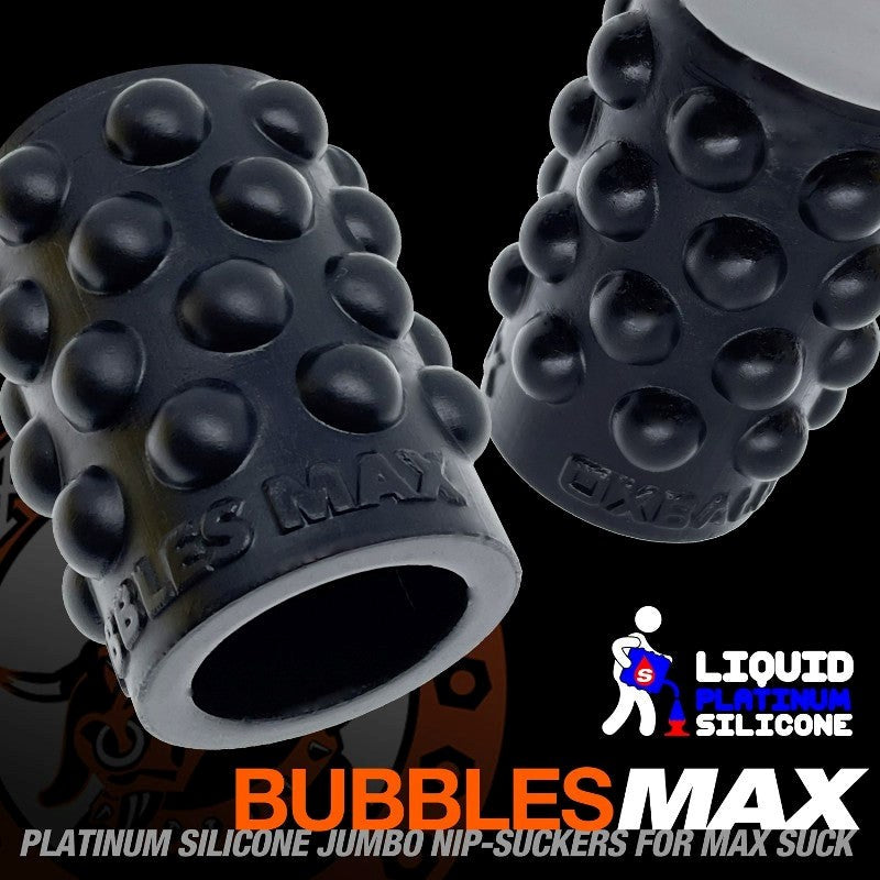 Oxballs Bubbles Max Black Breast and Nipple Toys