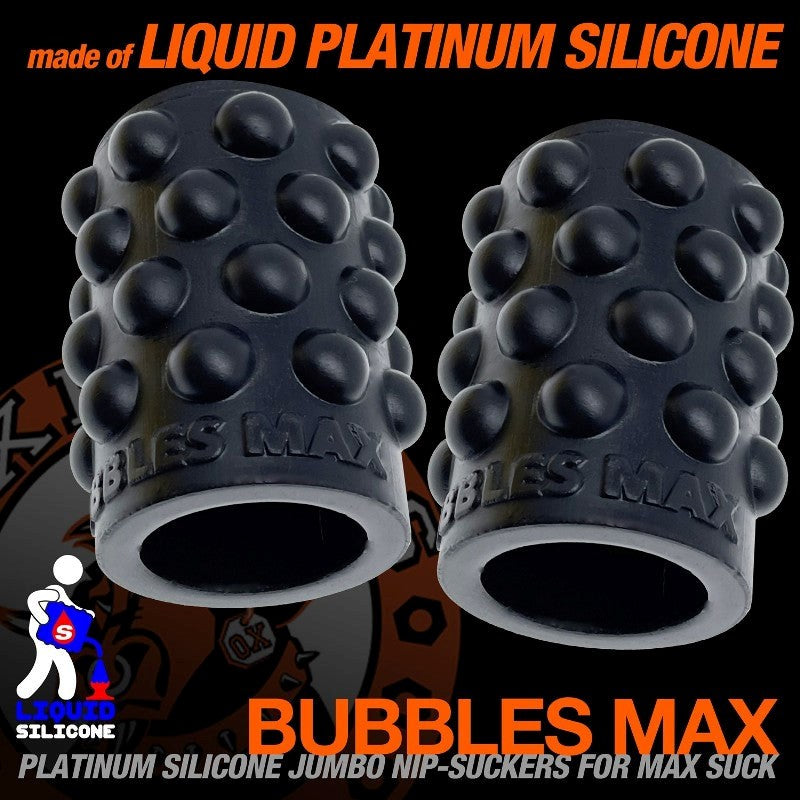 Oxballs Bubbles Max Black Breast and Nipple Toys