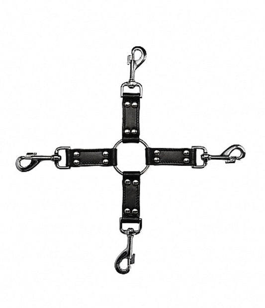 Pain 4-way Leather Hogtie - Cuffs and Restraints