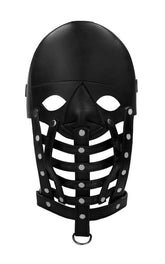 Pain Leather Male Mask Bondage Hoods