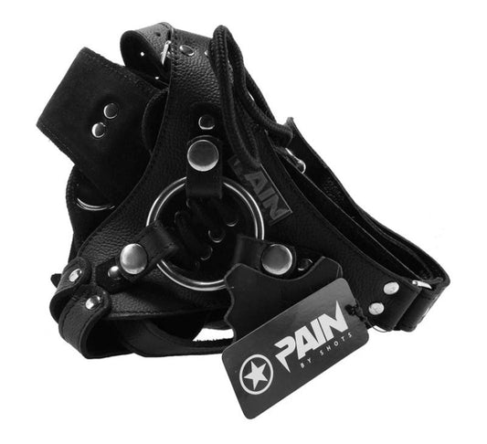 Pain Leather Strap-On Harness - Strap On Sextoys