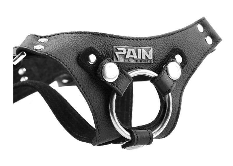 Pain Leather Strap-On Harness Strap On Sextoys