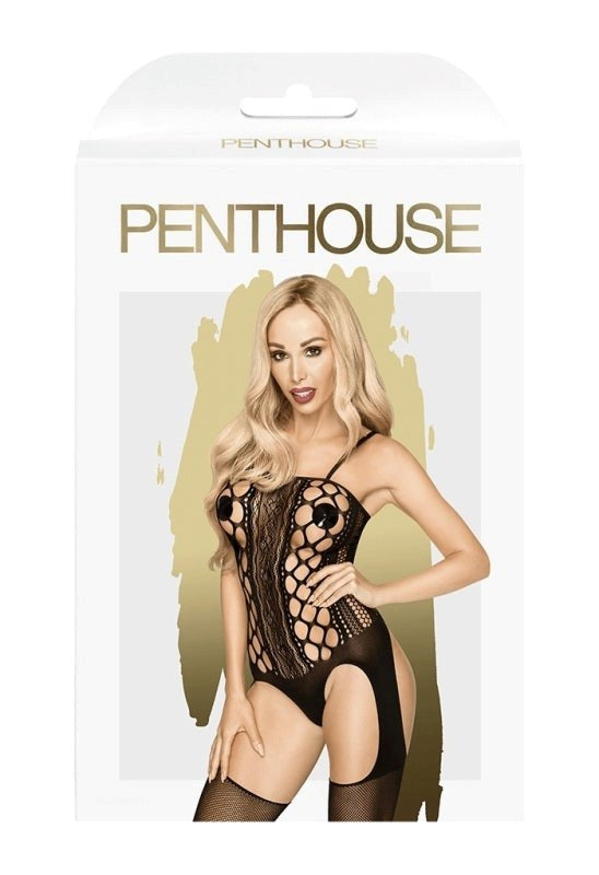 Penthouse BOMB SQUAD Black XL Hosiery