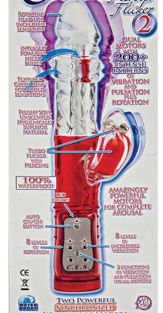 Pierced Flicker #2 Vibrator Rabbit Vibrators