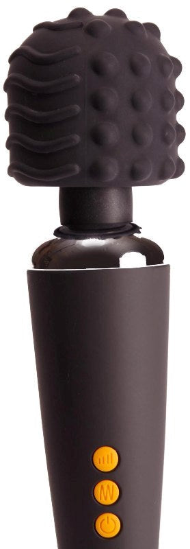 Pornhub Climax Rechargable Wand Set Black Waterproof Vibrators