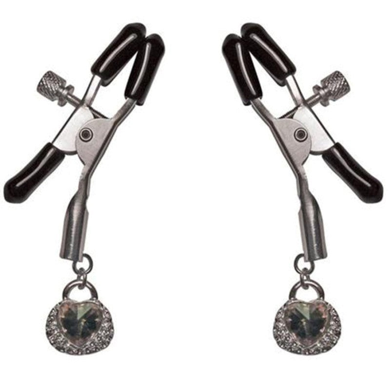 Precious Heart Nipple Clips Nipple and Clit Clamps