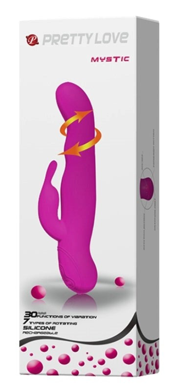 Pretty Love Rotating G-Spot and Clitoral Massager - Rabbit Vibrators