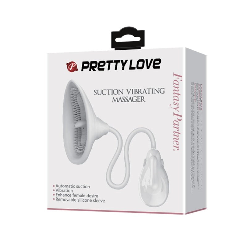 Baile Pretty Love Pussy Suction Cup Massager - Unforgettable Sensations Pussy And Clit Toys
