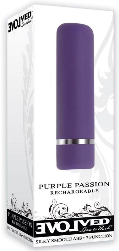 Purple Passion Rechargeable Bullet - Bullet Vibrators