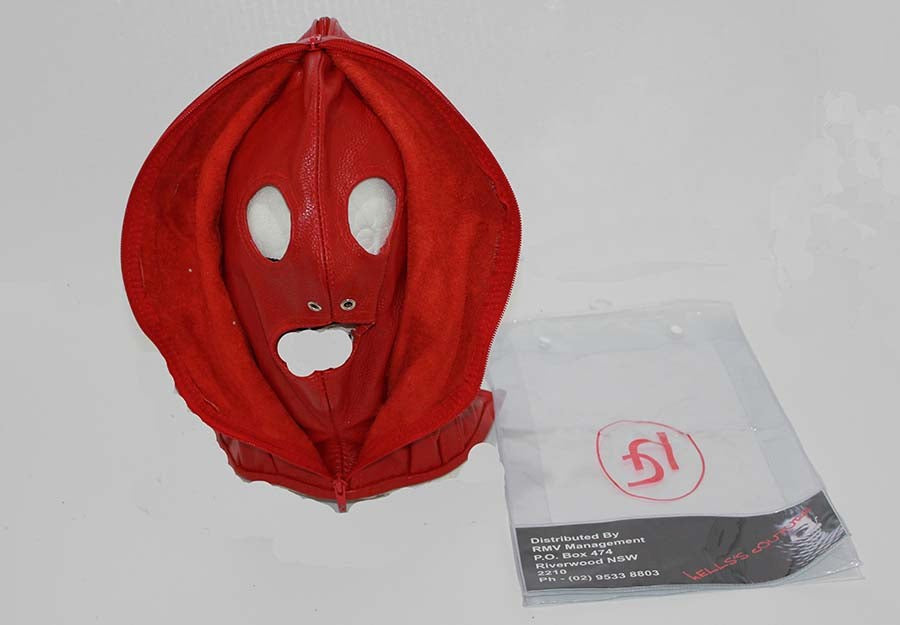 Randies Bondage Hood With Zipper Face Bondage Hoods