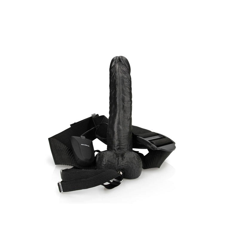 REALROCK Vibrating Hollow Strap-On - Pleasure Unleashed Realistic Dildos