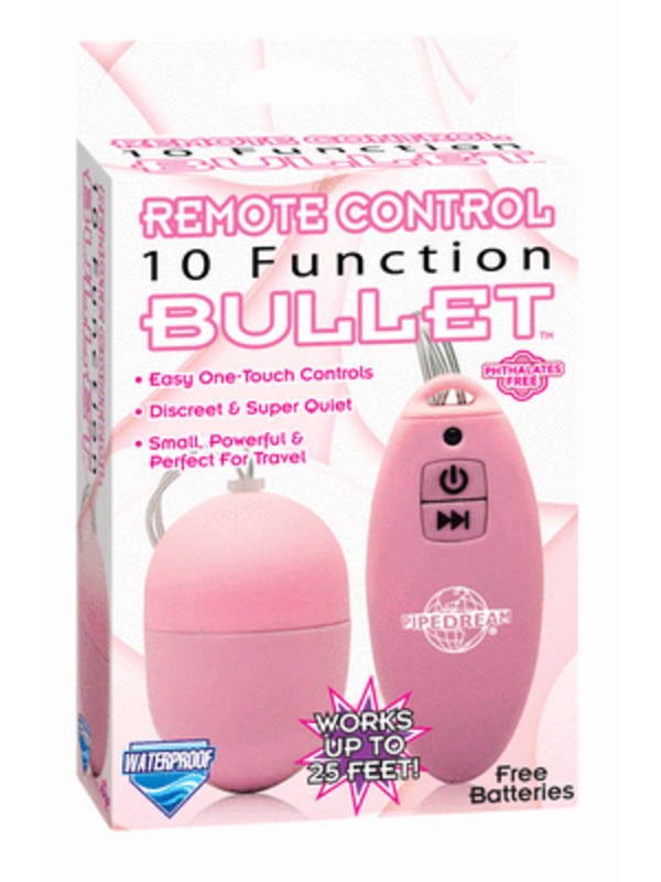 Pipedream Remote Control 10 Function Bullet Vibrator Remote Control Vibrators