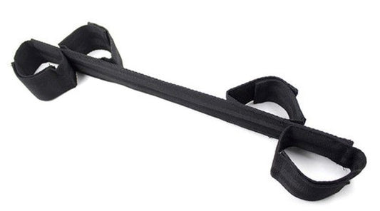 Rigid Bondage Bar with Cuffs - Spreaders and Hangers