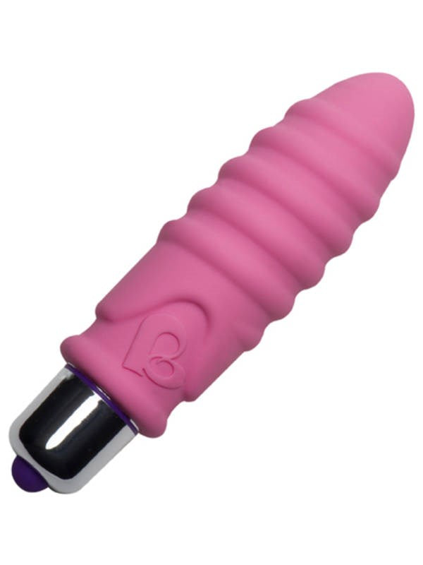 Rocks Off Mini Mates Twirl - Versatile Vibrator with Removable Textured Sleeve Waterproof Vibrators
