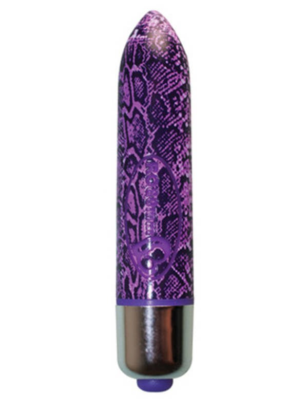 Rocks Off Purple Python 7 Speed 80mm Waterproof Vibrators