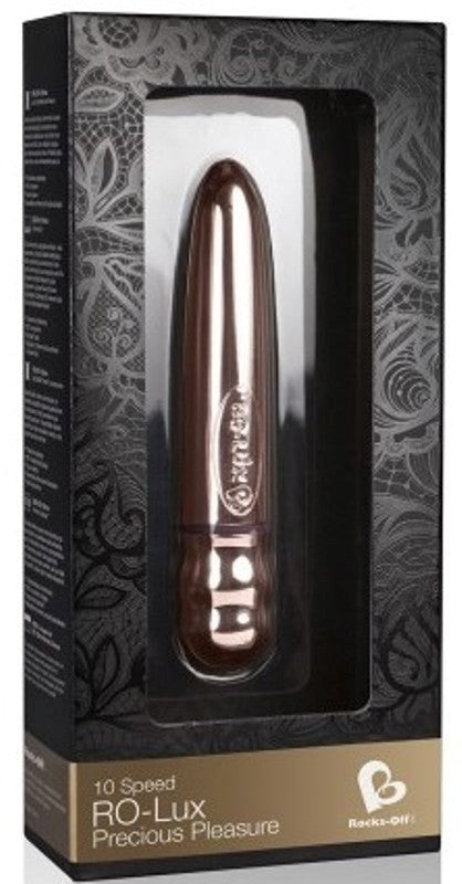Rocks Off Ro-Lux 7 Speed Vibrator Rose Gold Waterproof Vibrators