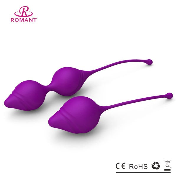 Romant Yoyo Kegel Balls Purple Love Eggs and Kegel Exercisers