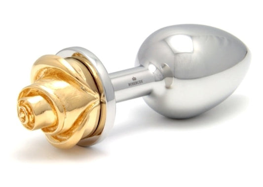 Rosebuds Luxe Rose Flash Gold Medium Steel Sex Toys