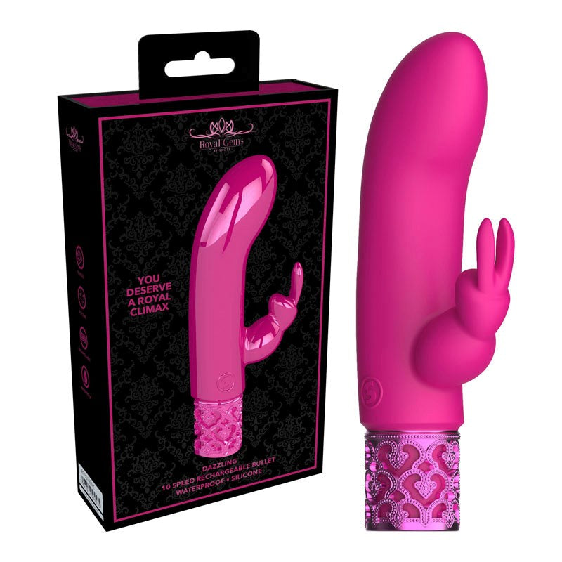 ROYAL GEMS Dazzling - Rechargeable Intimate Massager Bullet Vibrators