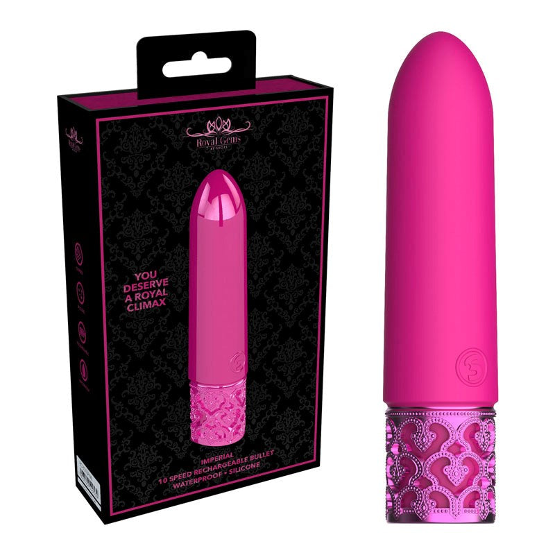 ROYAL GEMS Imperial - Rechargeable Pleasure Booster Bullet Vibrators