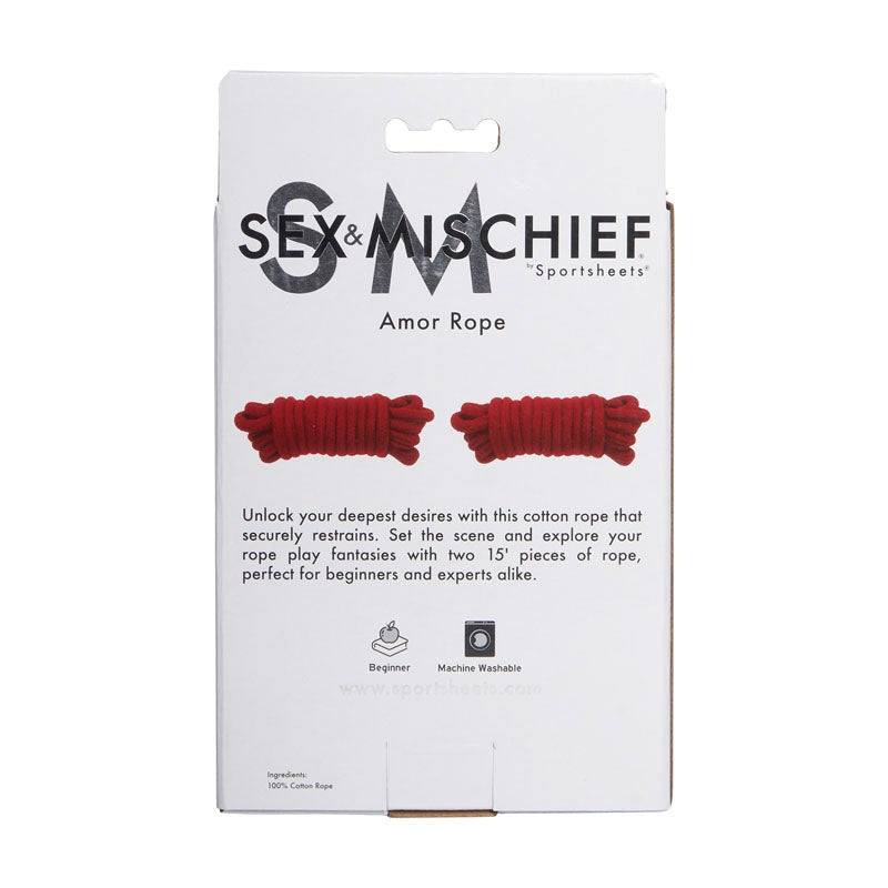 S&M Amor Rope Cuffs and Restraints