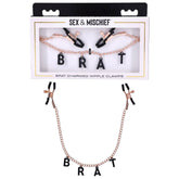 S&M Brat Charmed Nipple Clamps Nipple and Clit Clamps