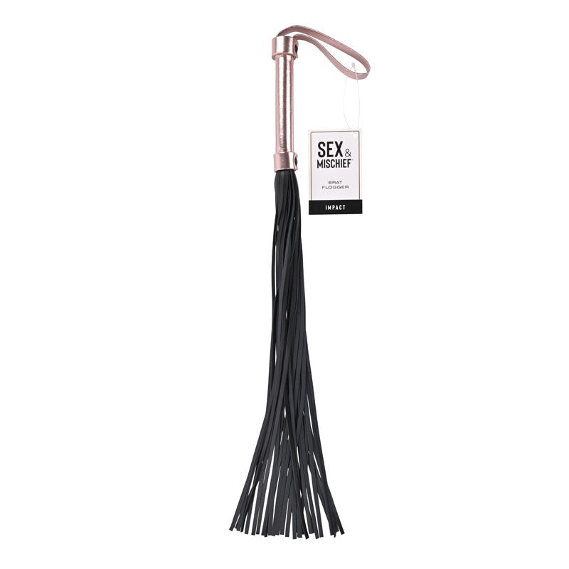 S&M Brat Flogger - Compact, Stylish, and Stingy for Sensual Exploration Whips And Crops