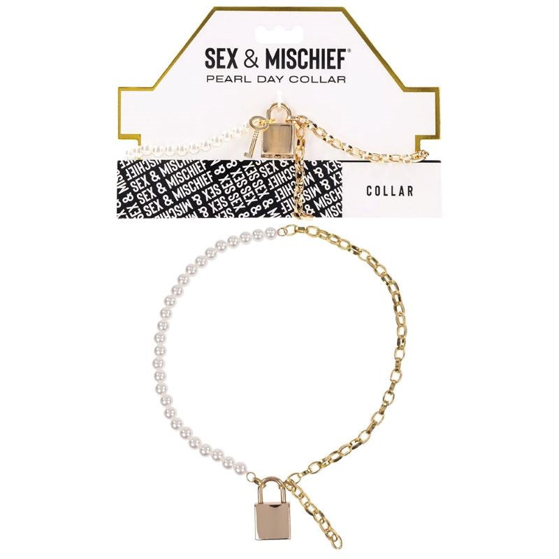Elegant Pearl Day Collar - A Touch of Luxury in Everyday Wear Collars and Leads