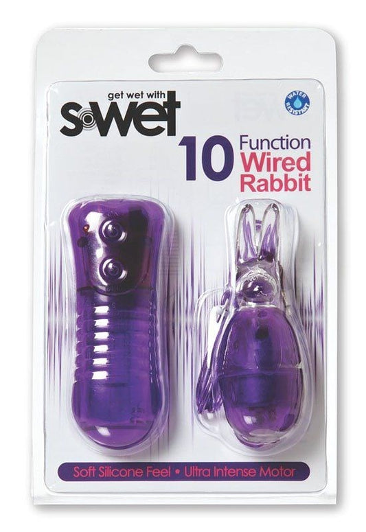 S-Wet Wired Rabbit Ear Massager - Clit Ticklers and Pulsators