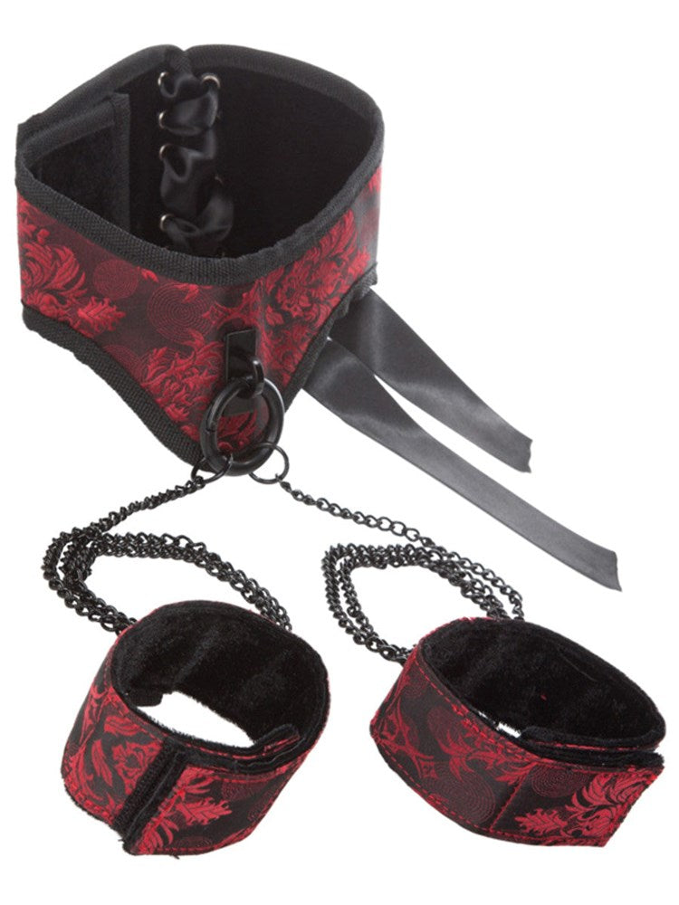 Scandal Posture Collar with Cuffs Cuffs and Restraints