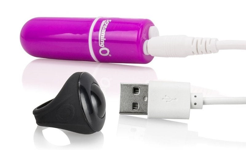 Screaming O Charged Vooom! RC Purple Personal Massagers