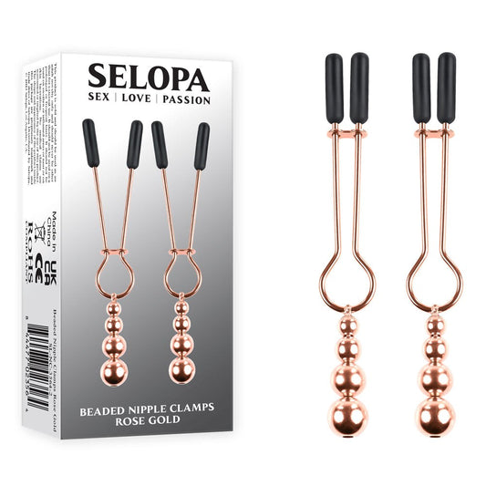 Selopa BEADED NIPPLE CLAMPS - Nipple and Clit Clamps