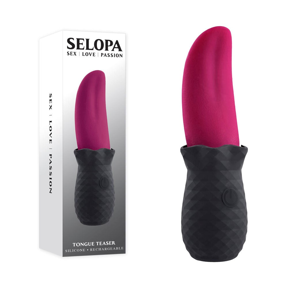 Selopa's Compact and Rechargeable Tongue Teaser - Elevate Your Intimate Moments Finger and Tongue Vibrators