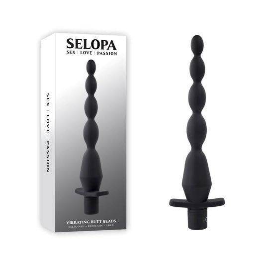 Selopa Pleasure Enhancer - Waterproof, USB Rechargeable Vibrating Beads - Anal Beads and Balls