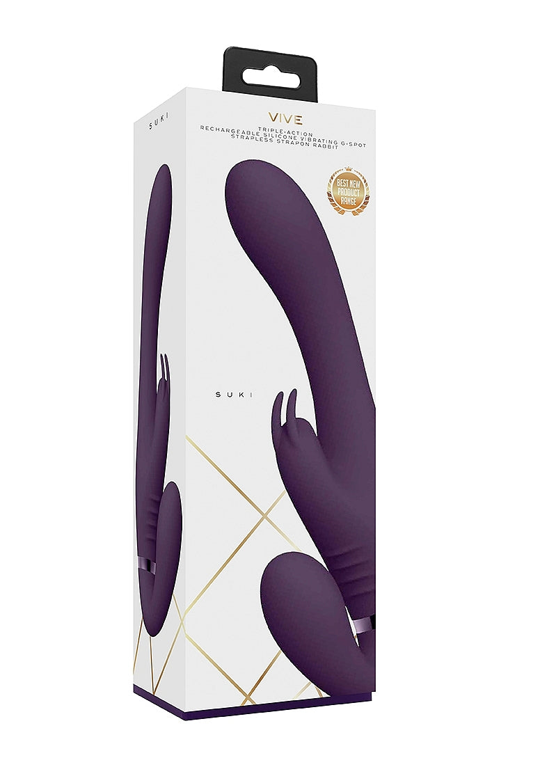 Vive Suki Vibrating Strapless Strap On Sex Toys Strap On Sextoys