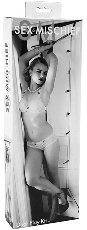 Sex and Mischief Door Play Kit Cuffs and Restraints