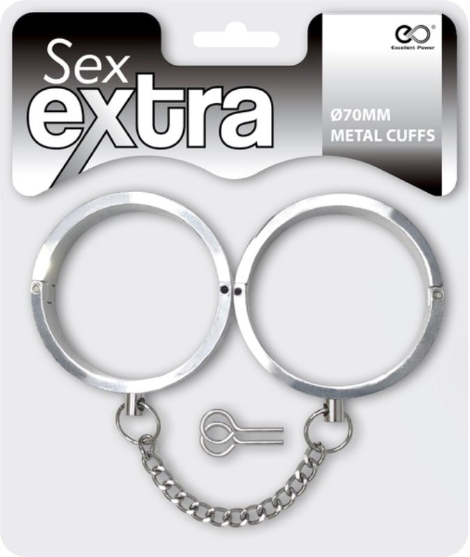 Sex Extra 70mm Metal Cuffs Cuffs and Restraints